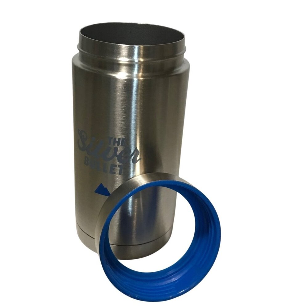 Coors Light Can Cooler Stainless Steel Insulated The Silver Bullet Tall Can